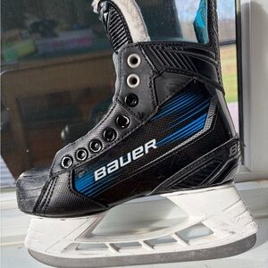 Bauer Black and Blue Hockey Skates